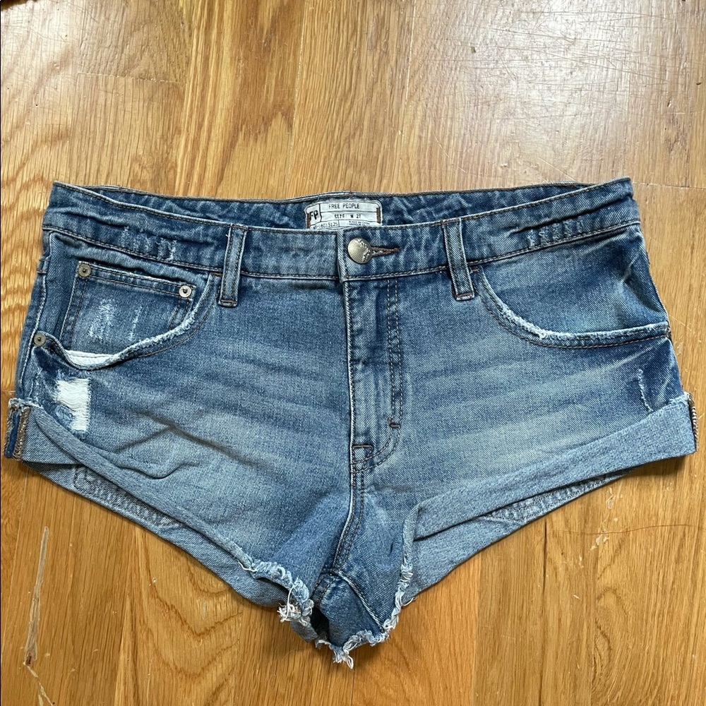 Free People Denim Shorts